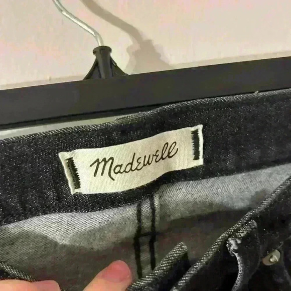 Madewell 10” high-rise skinny black size 28T LIKE NEW - Picture 3 of 5